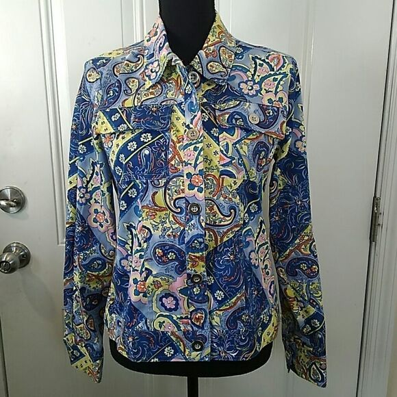 LH Sport Paisley & Floral print jacket - Picture 1 of 8